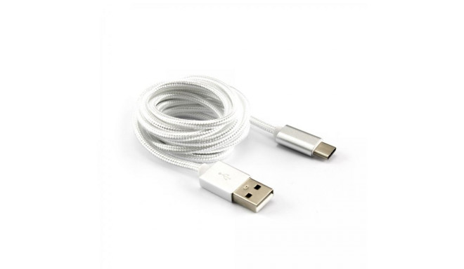 Sbox USB-TYPEC-15W USB->Type C M/M 1.5m Coconut White