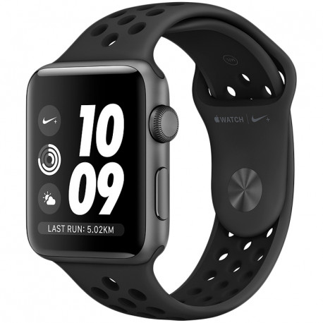 Apple Watch Nike+ Series 3 GPS. 42mm Space Grey Aluminium Case with Anthracite/Black Nike Sport Band