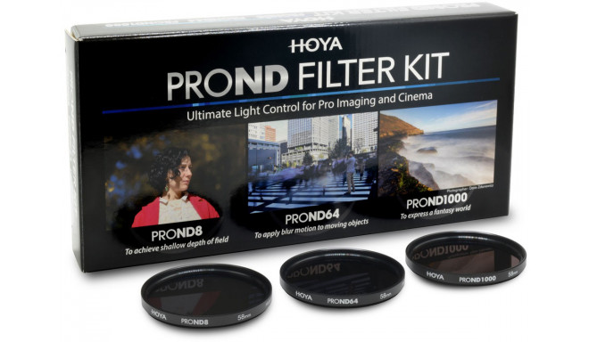 Hoya набор фильтров Pro ND8/64/1000 58 мм