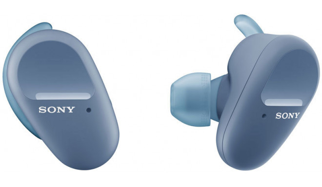 Sony juhtmevabad kõrvaklapid + mikrofon WF-SP800NL, sinine
