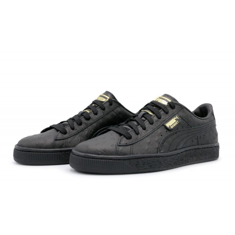 puma basket ostrich sneakers