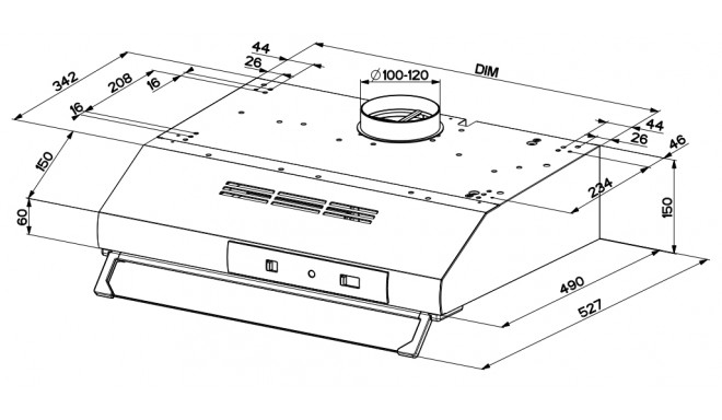 Faber õhupuhasti TCH04 BK16A 741