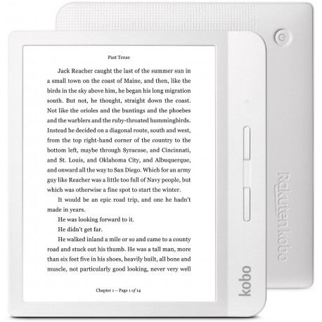 Kobo электронная книга Libra H2O, белая