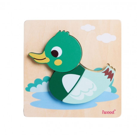 Animal Puzzle Duck wooden