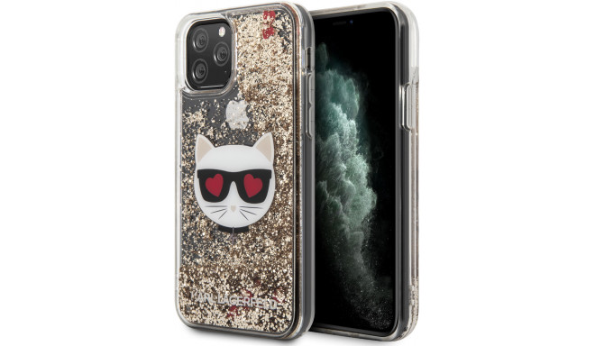 Karl Lagerfeld case iPhone 11 Pro Max, gold