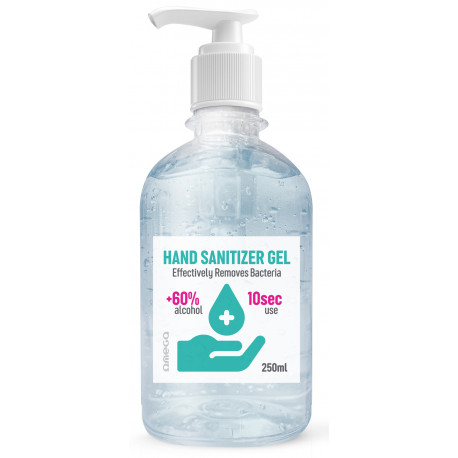 Omega desinfitseerimisgeel kätele 250ml