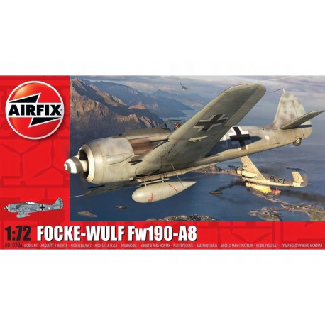 Airfix mudellennuk Focke Wulf Fw190A 8
