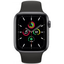 Apple Watch SE GPS 44mm Sport Band, space gray/black