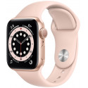 Apple Watch 6 GPS 40mm Sport Band, gold/pink sand