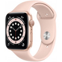 Apple Watch 6 GPS 44mm Sport Band, gold/pink sand