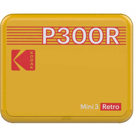 Kodak fotoprinter Mini 3 Plus Retro, kollane