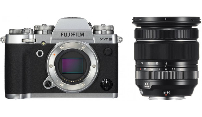 Fujifilm X-T3 + 16-80mm Kit, silver