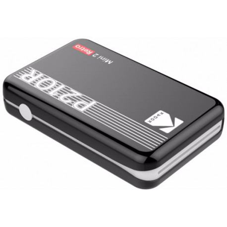 Kodak фотопринтер Mini 2 Plus Retro, черный