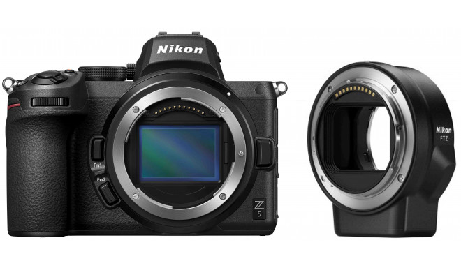 Nikon Z5 body + lens adapter FTZ