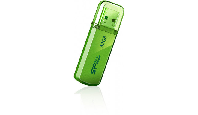 Silicon Power флешка 32GB Helios 101, зеленый