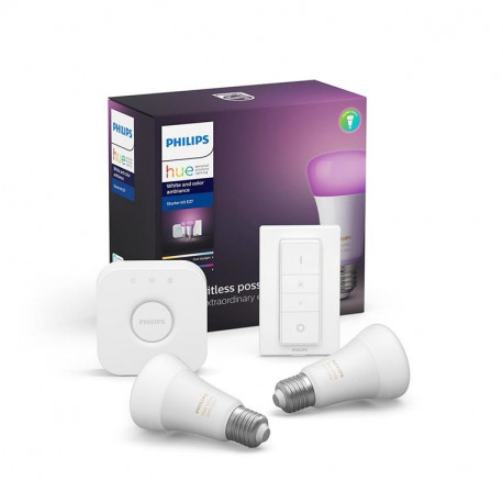 Nutivalgusti komplekt Philips Hue White and Color Ambiance (E27)