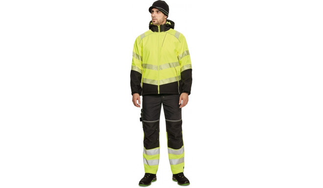 Cerva Knoxfield profi softshell Hi-Vis kollane XL