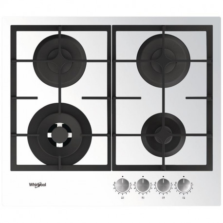 Int.gaasiplaat Whirlpool, 4x, valge