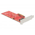 DELOCK PCI EXPRESS X4 CARD > 1 X INTERNAL NVME M.2 KEY M 110 MM WITH HEAT SINK