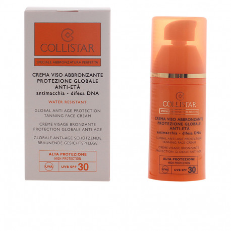 COLLISTAR CREMA ROSTRO bronceadora protección global antiedad SPF30 50