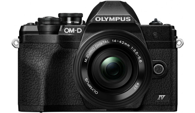 Olympus OM-D E-M10 Mark IV + 14-42mm EZ Kit, черный/черный