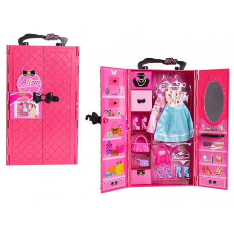 Askato nuku riidekapp Dressing room with equipment, roosa