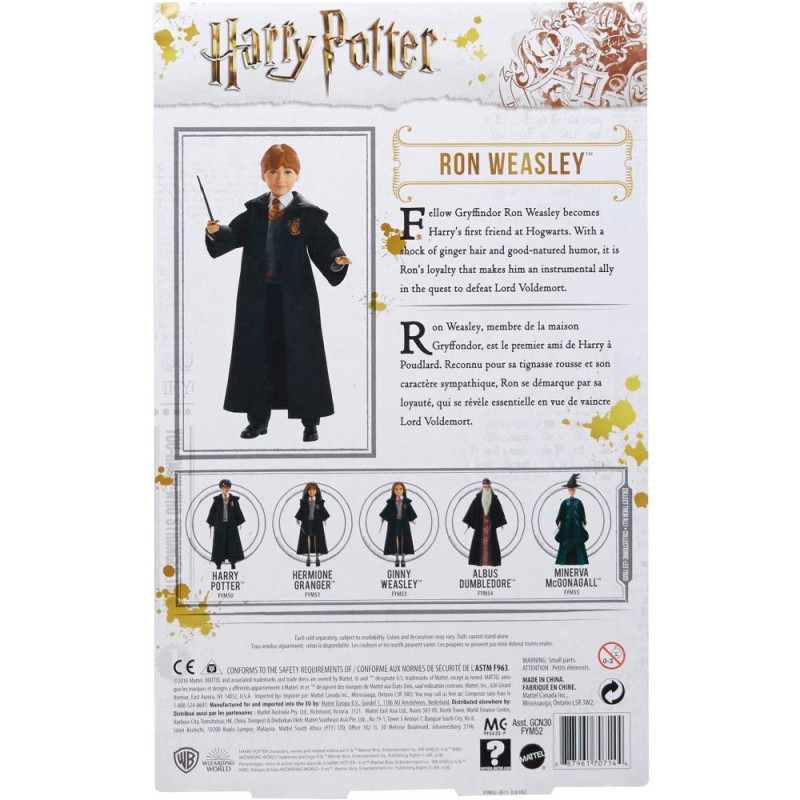 Mattel doll Harry Potter Ron Weasley FYM52 Dolls Photopoint