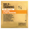 Self-bronzing towelettes Natural & Fast Bronzing Comodynes (8 uds)