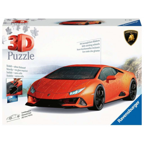 Puzzel 3D Lamborghini Huracan Evo 108 elements
