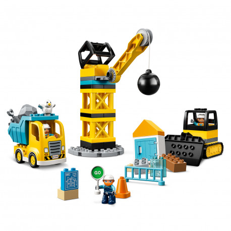 LEGO DUPLO Lammutuskuuliga lammutamine