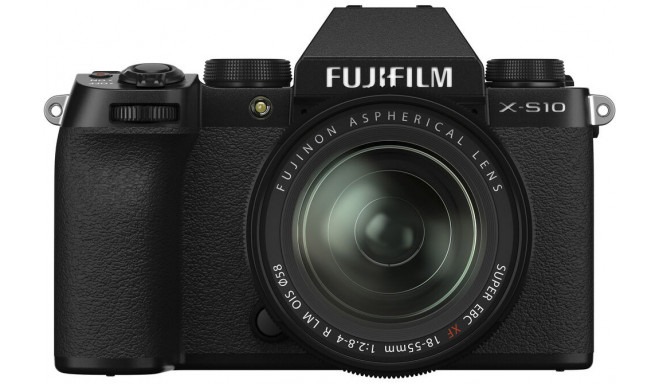 Fujifilm X-S10 + 18-55mm Kit, black