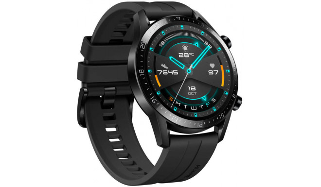 Huawei Watch GT 2 46mm, must sport (avatud pakend)