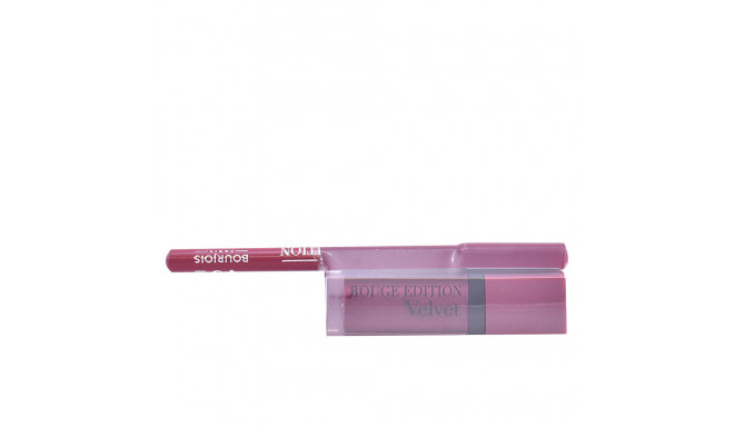 BOURJOIS ROUGE EDITION VELVET barra de labios nº14+delineador de labios contorno nº5 2 u