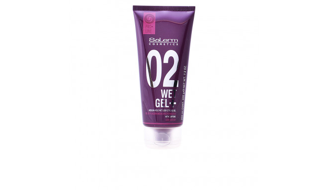 SALERM WET GEL+ medium hold wet look styling gel 200 ml