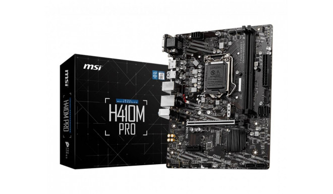 MSI mainboard Intel H410 Express LGA1200 MicroATX