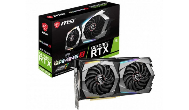 MSI GeForce RTX 2060 SUPER GAMING X NVIDIA, 8 GB, GeForce RTX 2060 SUPER, GDDR6, PCI Express x16 3.0