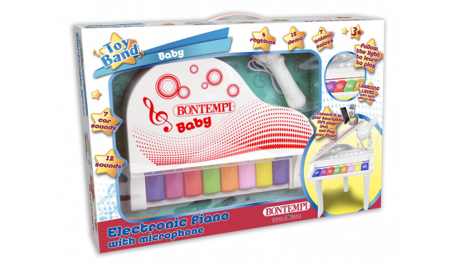 BONTEMPI baby electronic piano with microphone, 10 2025