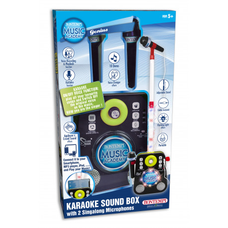 BONTEMPI karaoke sound box +2 microphones, 42 5030