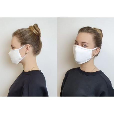 - Hygienic Face Mask 3 layer 100% cotton