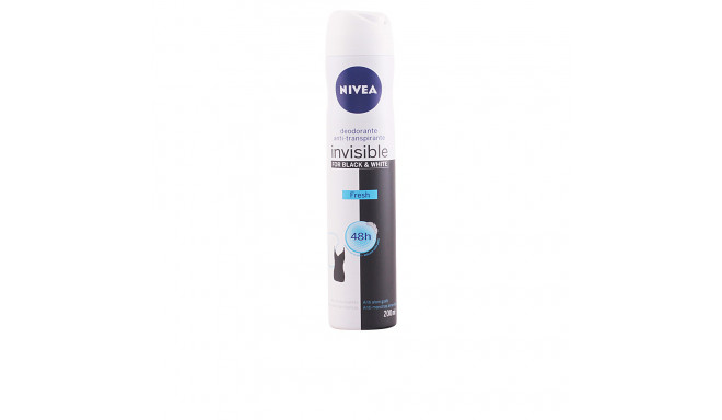 NIVEA BLACK & WHITE INVISIBLE FRESH desodorante vaporizador 200 ml