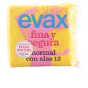 EVAX FINA&SEGURA compresas alas normal 12 uds