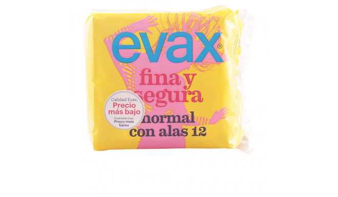 EVAX FINA&SEGURA compresas alas normal 12 u