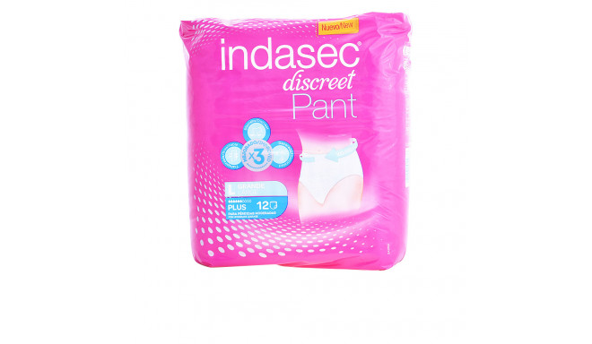 INDASEC PANT PLUS talla grande 12 u