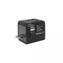 Sbox TA-23 Universal Travel Adapter with Dual USB Charger