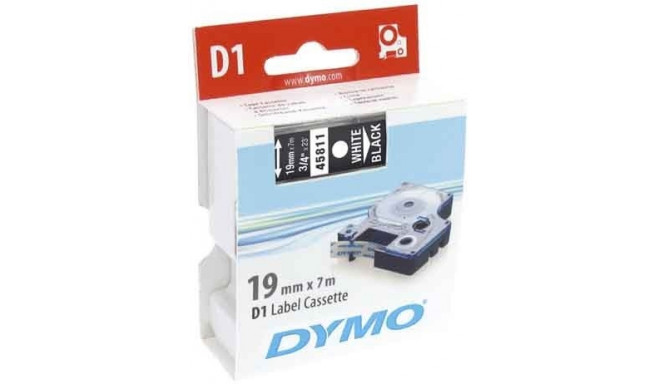 Dymo D1 19mm white/black (45811/S0720910)