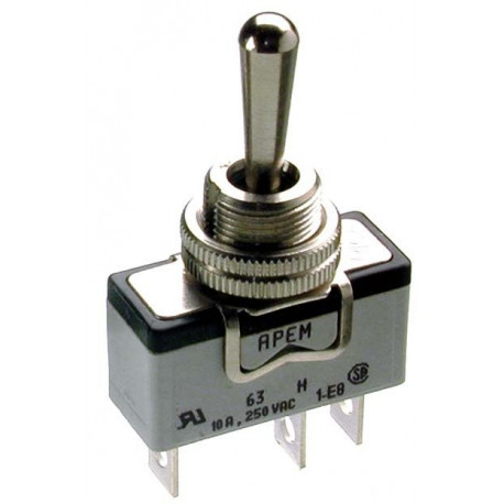 639H/2 1pole ON-OFF-ON switch