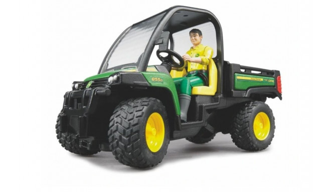 BRUDER Tip-cart John Deere Gator 855D with steer