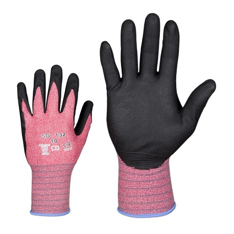 Kootud nailon/spandex sõrmkindad 10