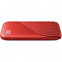 WD My Passport External SSD 1TB USB 3.2, Red, 1050MB/s Read, 1000MB/s Write, PC & Mac Compatiable