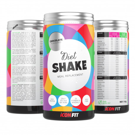 ICONFIT Diet Shake - Šokolaad 715 g
